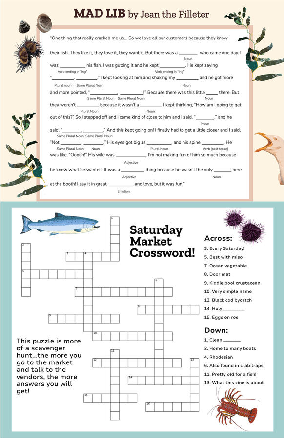 Madlib + Crossword